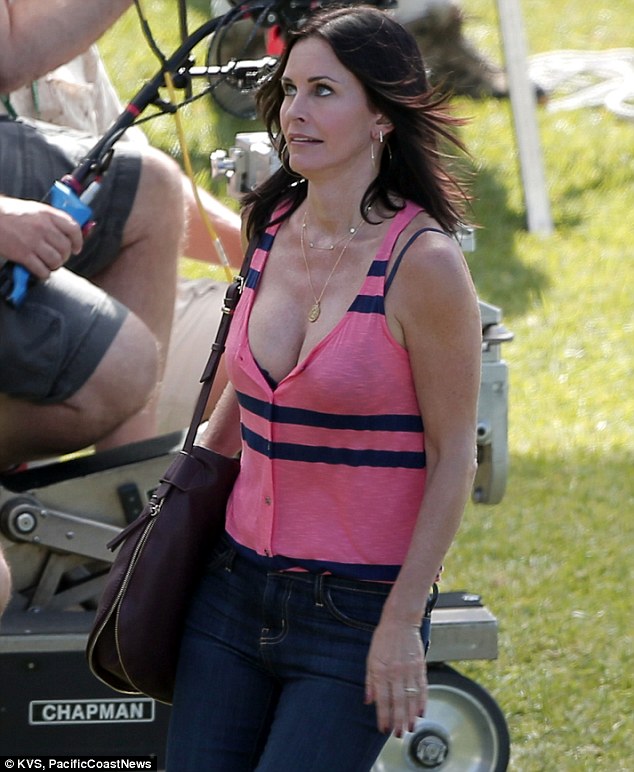 brad himmelberger add courteney cox cleavage photo