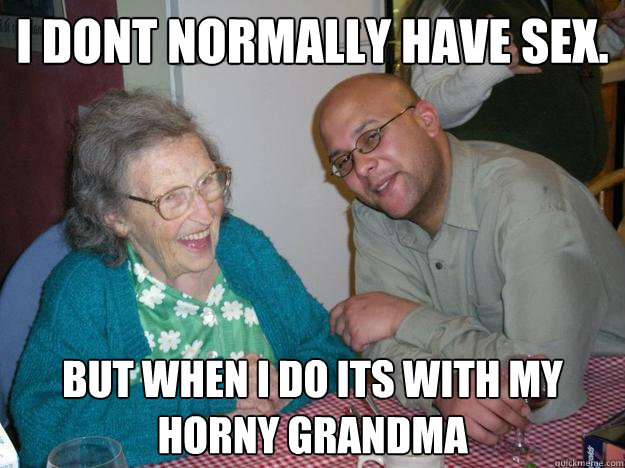 doug hickson add grandma is horny photo