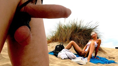 dani dimitrovska add beach voyuer porn photo