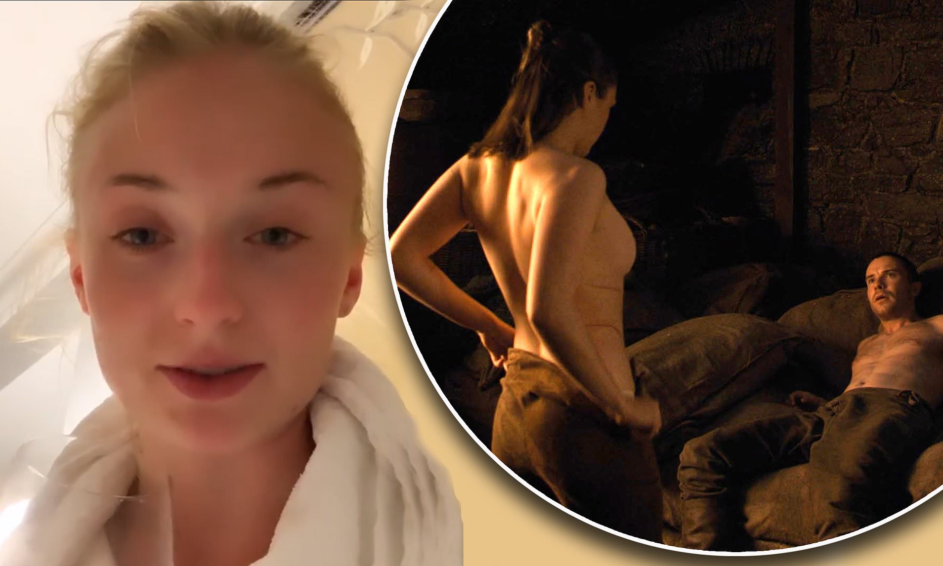 dario recio add sophie turner nude scene image