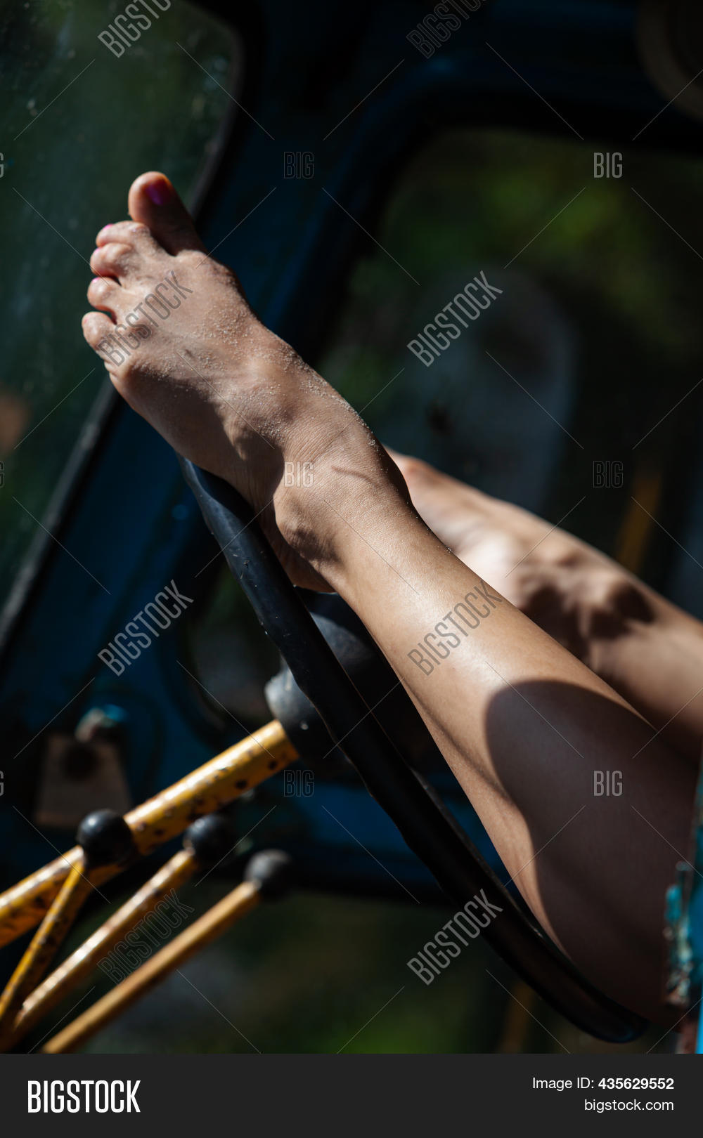 carole atchley add nude on a tractor image