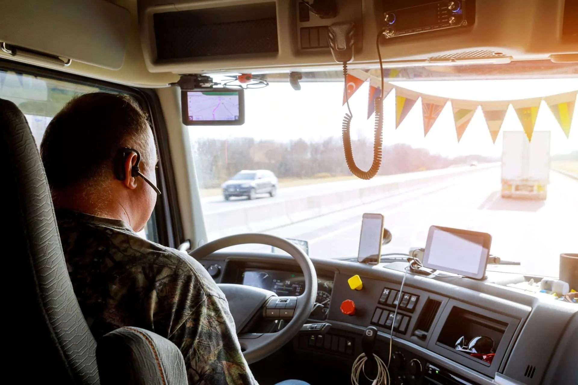 dawn peterman add flashing truck driver photo