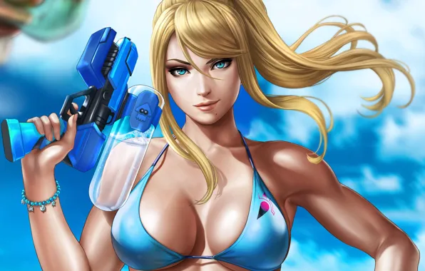 ashraf ibrahim add samus aran bikini photo