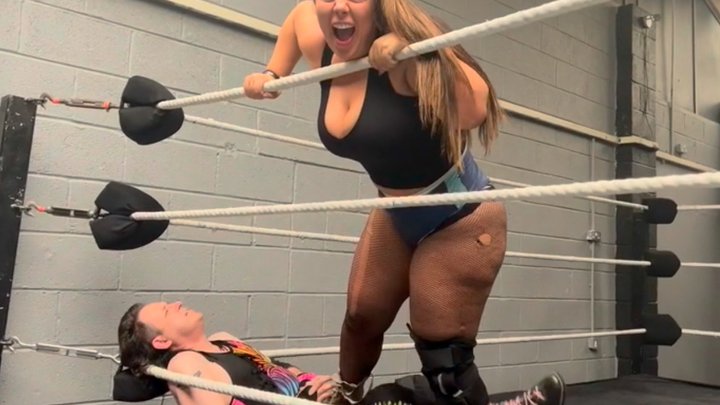 allison caldwell add ball busting wrestling photo