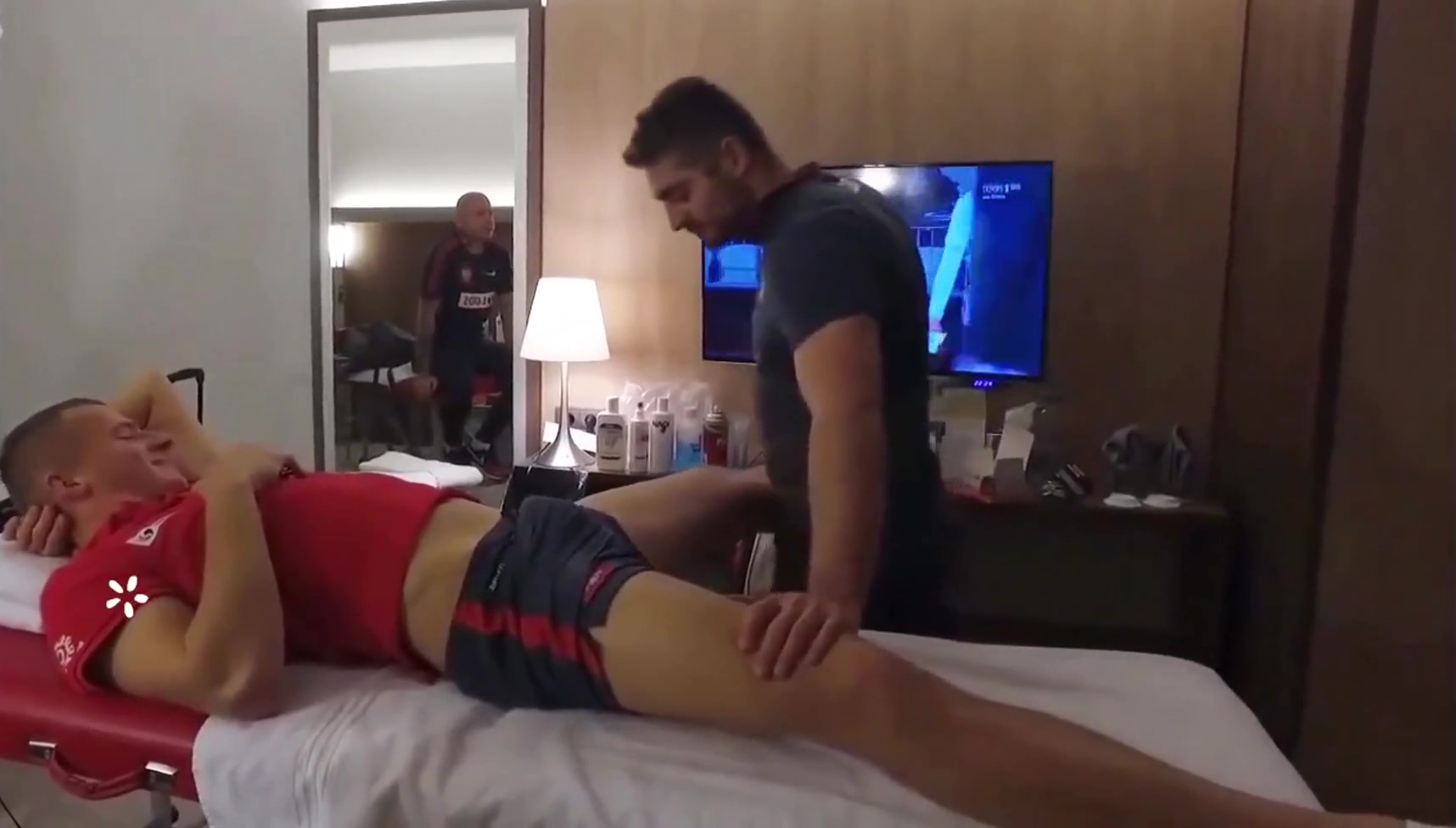 brad forward add boner while massage photo