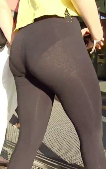 doug riffle add candid see through leggings photo