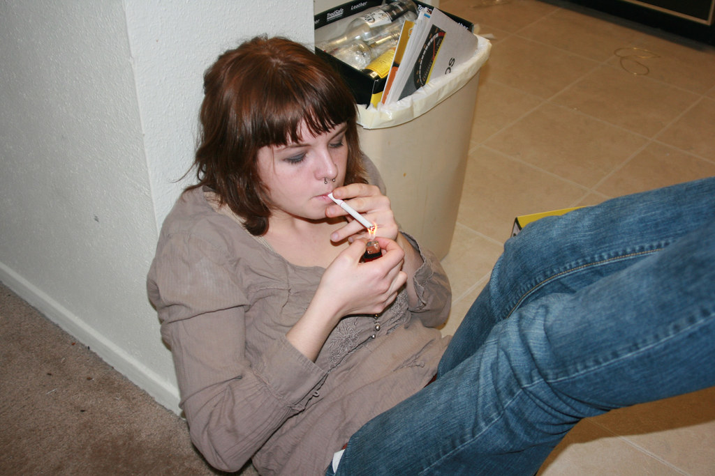 celtic angel add crackwhore smoking crack photo