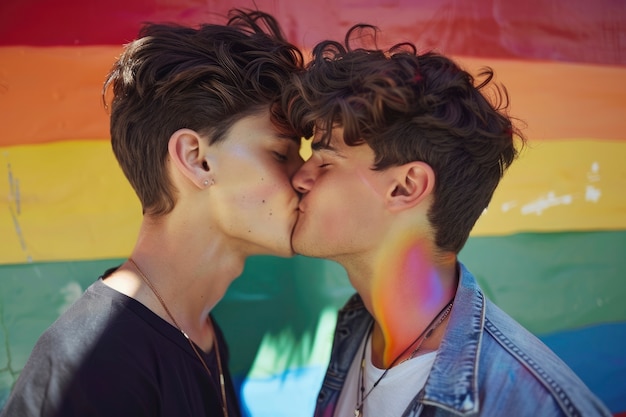 dennis villarin add cute twinks kissing photo