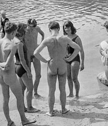 dave nylund add vintage nude male swimming photo