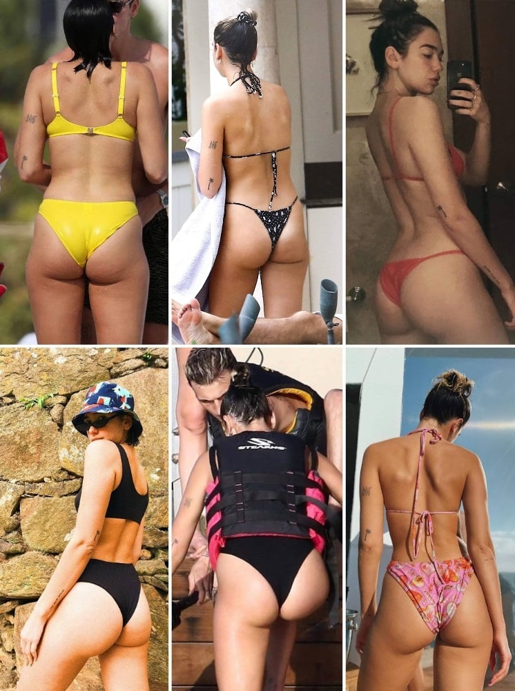 anna gosselin add dua lipa ass photo