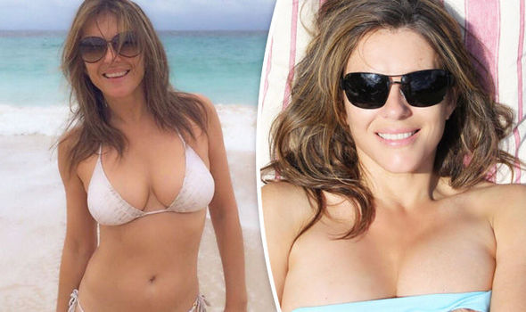 becca kellner add elizabeth hurley titts photo