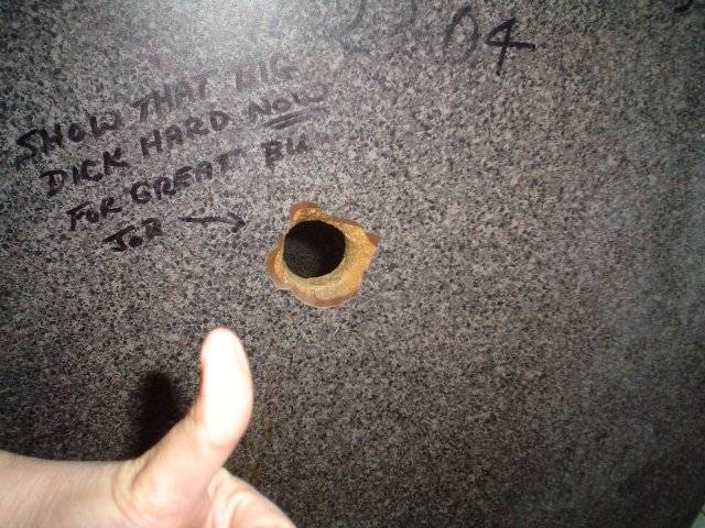 chad allen brown add gloryhole bathroom image