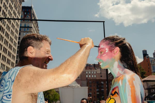 commuter council add naked body art photo