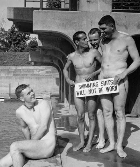 asher edwards add vintage nude male swimming photo